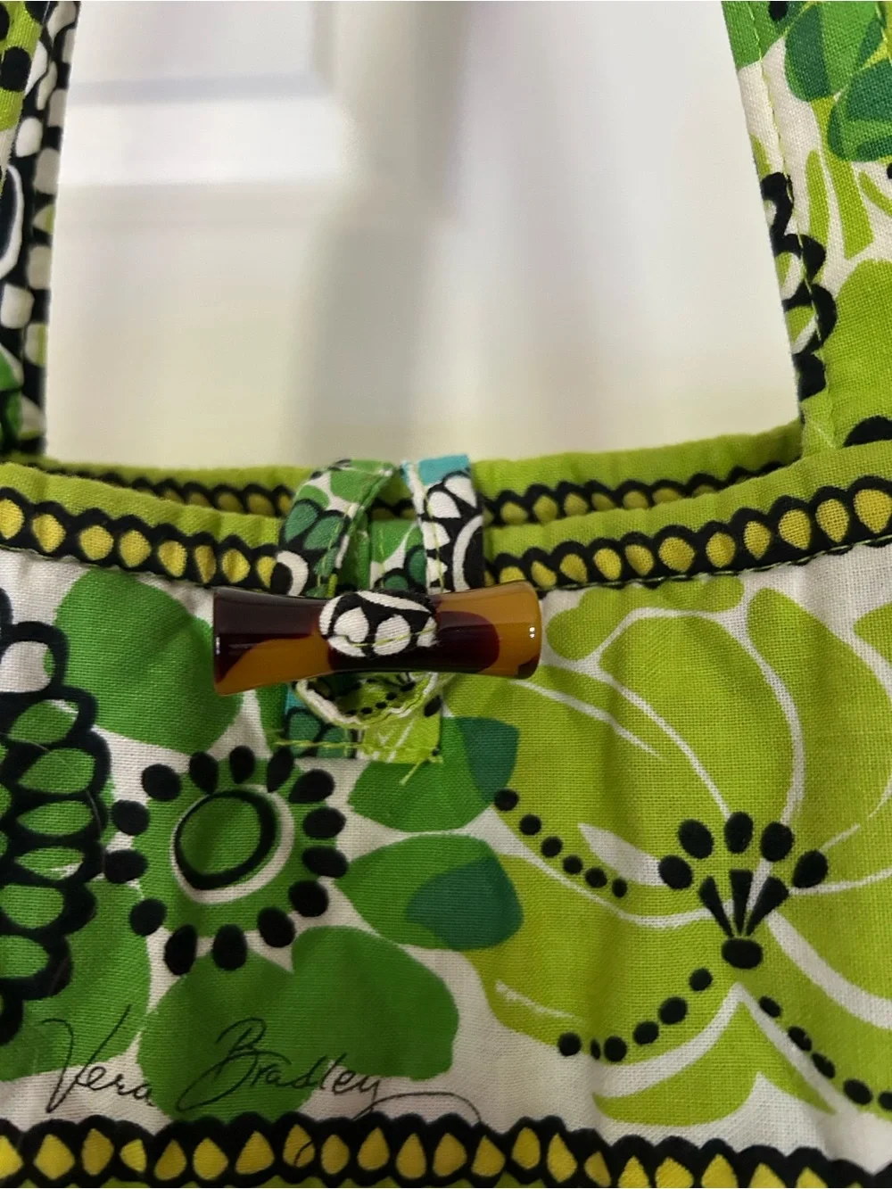 Vera Bradley Limes Up Cotton Tote